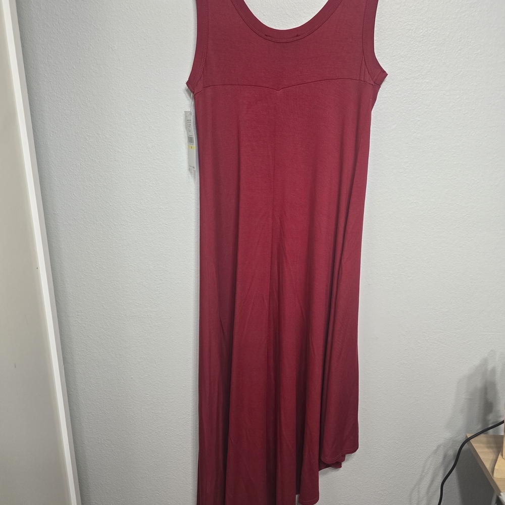 Karen Kane Red Asymetrical Dress, Long, New With Tags - Picture 2 of 2